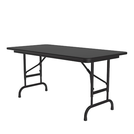 Correll CFA Adjustable TFL Folding Tables 24x48 Black Granite CFA2448TF-07